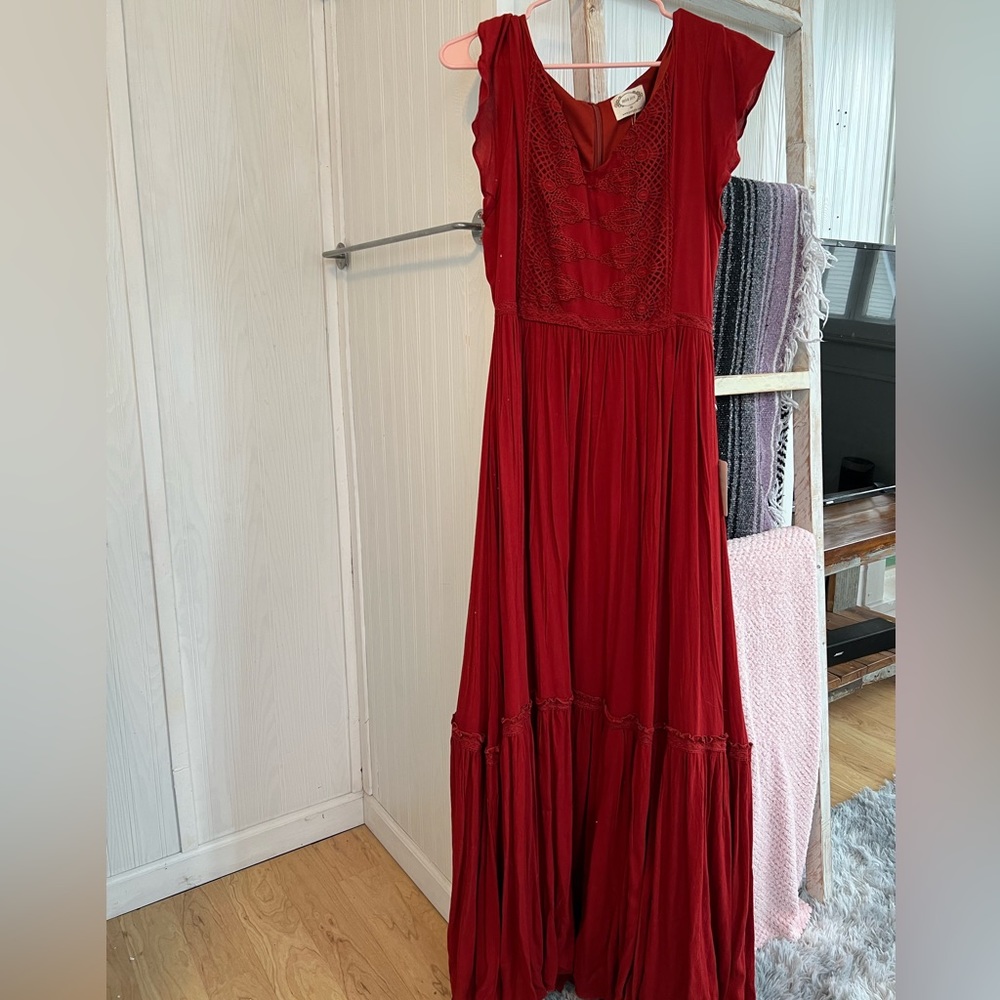 Joyfolie by Mia Joy Long Dress - Perfect for holidays!